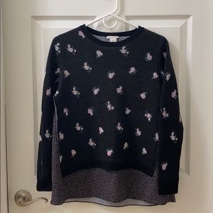 Club Monaco Floral Sweater